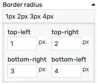Border radius